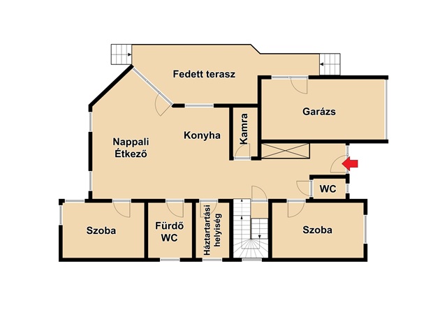 Földszinti alaprajz