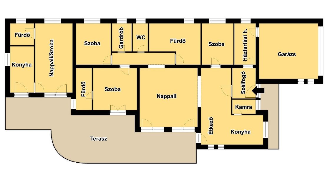 ingatlan alaprajz
