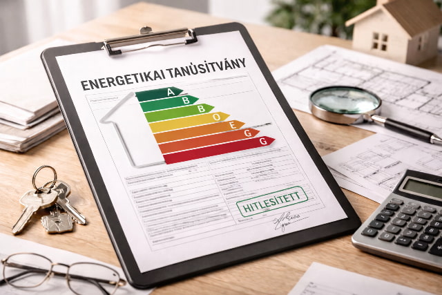 Energetikai tanúsítvány készítése